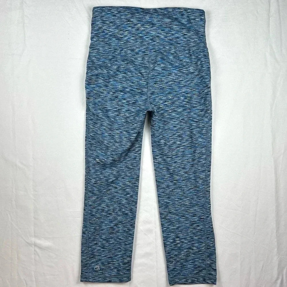 GapFit Blue Spacedye Blackout Technology gFast cropped leggings - Picture 4 of 7